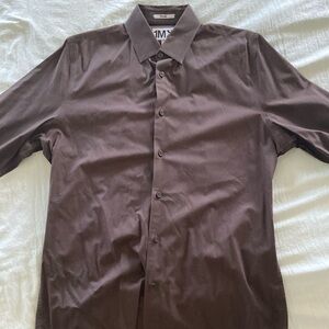 Express Fitted Buttondown - Brown